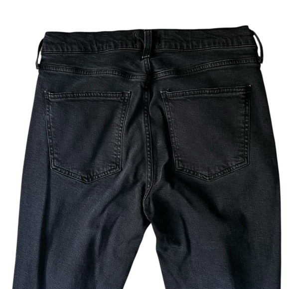 Agolde Kye Jeans Women’s Black Mid-Rise Straight Crop Leg 28 - Picture 5 of 10